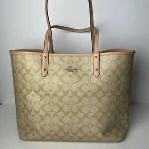 Coach City Tote Monogram Large Reversible Bag